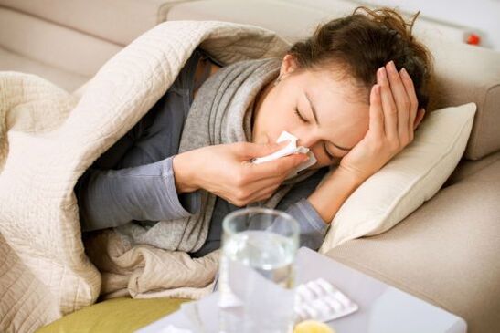 gripe como causa de dor nas articulações das pernas e braços